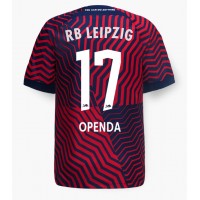 RB Leipzig Lois Openda #17 Vonkajší futbalový dres 2023-24 Krátky Rukáv